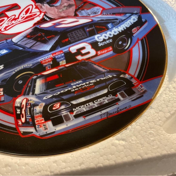 NASCAR Always a Champion 2001-Dale Earnhardt Hamilton Collection Plate With COA - Picture 10 of 11